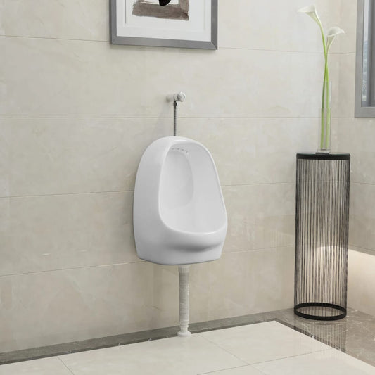 Wandurinoir met spoelklep keramiek wit is nu te koop bij PeponiXL, paradijselijk wonen!