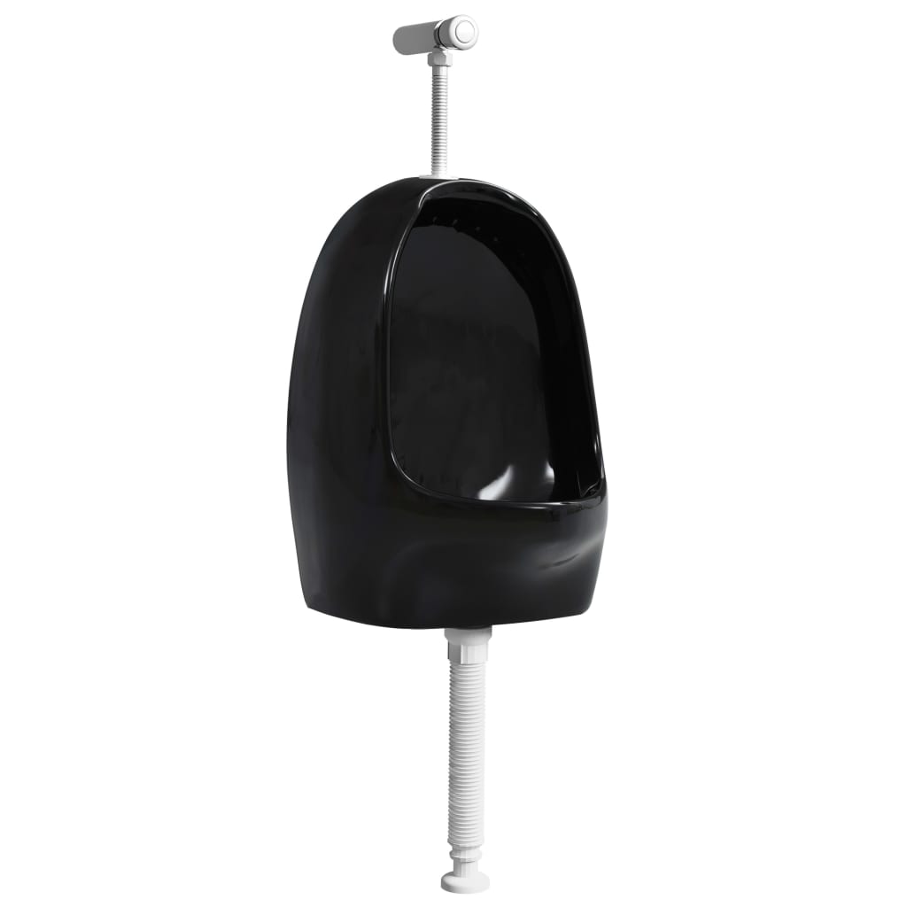 Wandurinoir met spoelklep keramiek zwart is nu te koop bij PeponiXL, paradijselijk wonen!