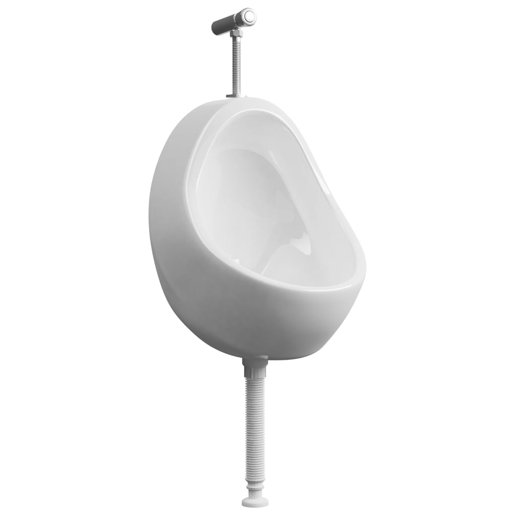 Wandurinoir met spoelklep keramiek wit is nu te koop bij PeponiXL, paradijselijk wonen!
