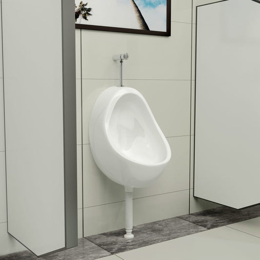 Wandurinoir met spoelklep keramiek wit is nu te koop bij PeponiXL, paradijselijk wonen!