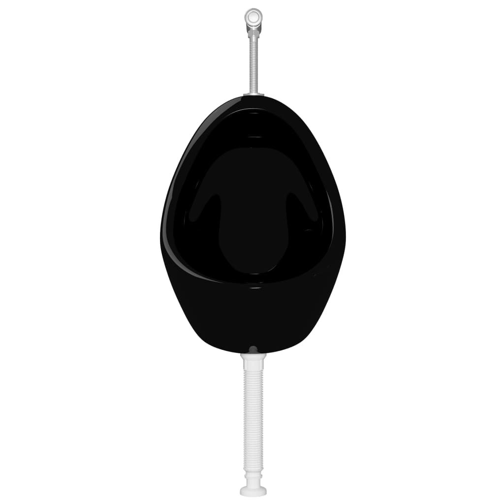 Wandurinoir met spoelklep keramiek zwart is nu te koop bij PeponiXL, paradijselijk wonen!