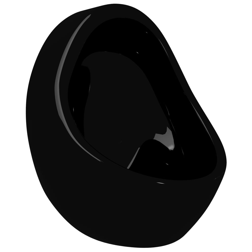 Wandurinoir met spoelklep keramiek zwart is nu te koop bij PeponiXL, paradijselijk wonen!