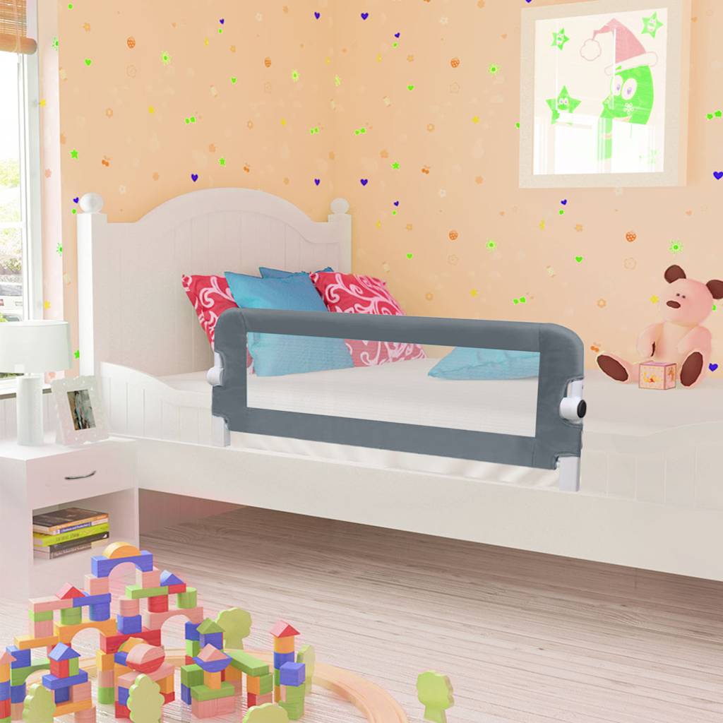 Bedhekje peuter 102x42 cm polyester grijs is nu te koop bij PeponiXL, paradijselijk wonen!