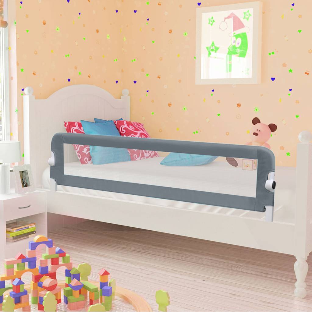 Bedhekje peuter 120x42 cm polyester grijs is nu te koop bij PeponiXL, paradijselijk wonen!