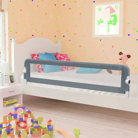 Bedhekje peuter 180x42 cm polyester grijs is nu te koop bij PeponiXL, paradijselijk wonen!