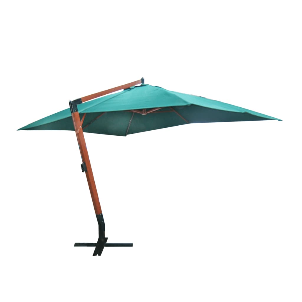 Zweefparasol Melia 300x400 cm groen is nu te koop bij PeponiXL, paradijselijk wonen!