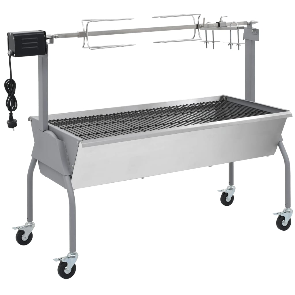 Draaispit barbecue met elektrische motor is nu te koop bij PeponiXL, paradijselijk wonen!