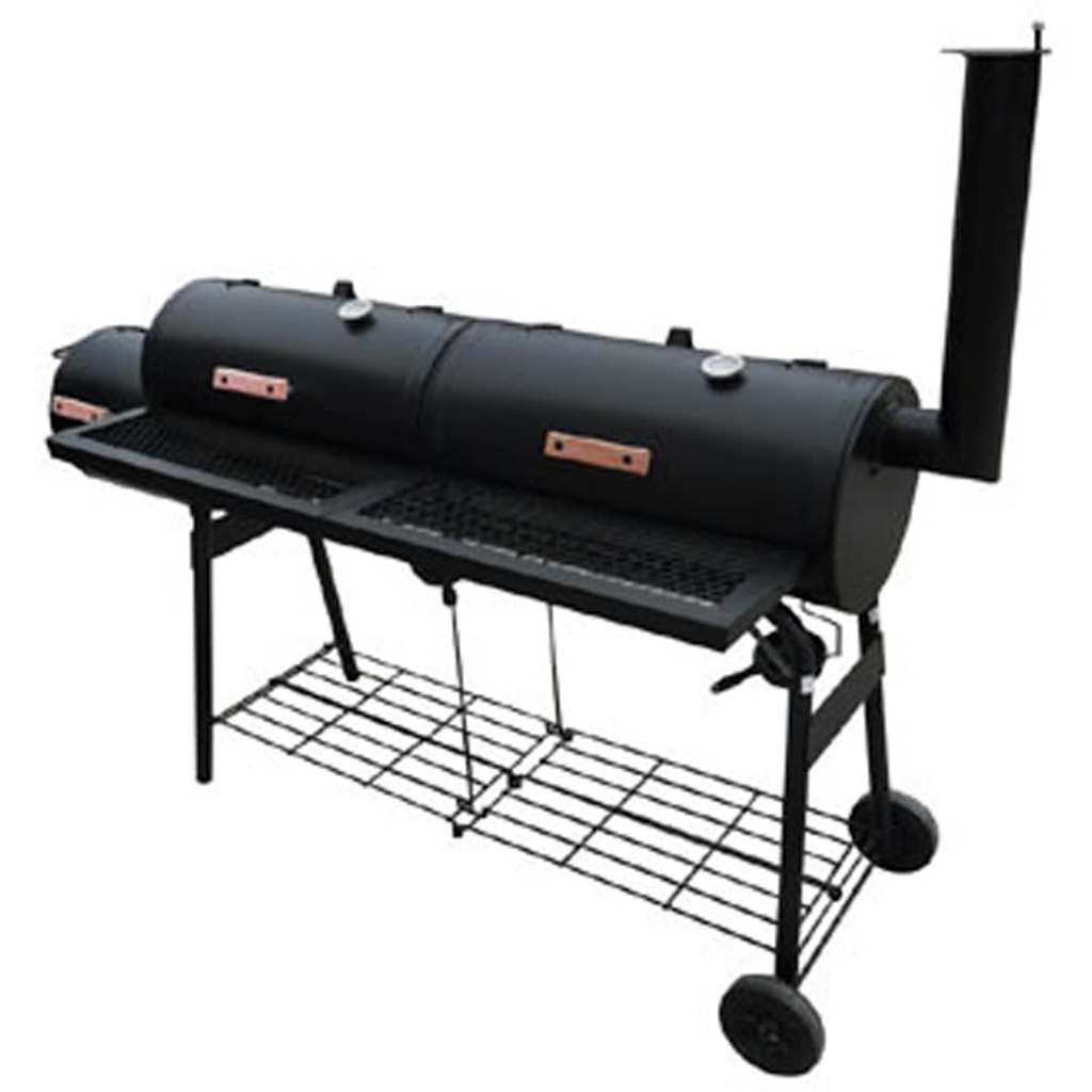 Rookbarbecue Nevada XL zwart is nu te koop bij PeponiXL, paradijselijk wonen!
