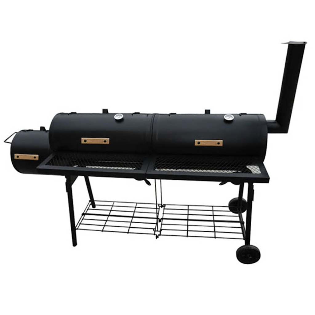 Rookbarbecue Nevada XL zwart is nu te koop bij PeponiXL, paradijselijk wonen!