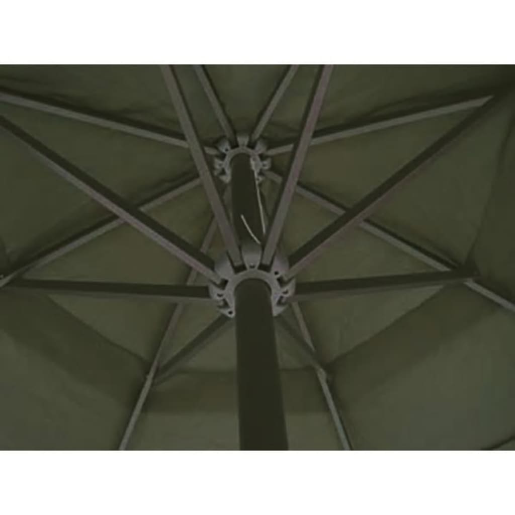 Parasol Samos 500 cm aluminium groen is nu te koop bij PeponiXL, paradijselijk wonen!