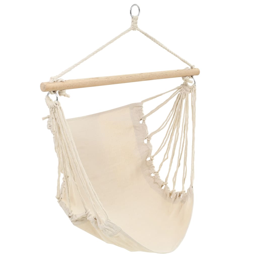 Hangstoel opvouwbaar crème is nu te koop bij PeponiXL, paradijselijk wonen!