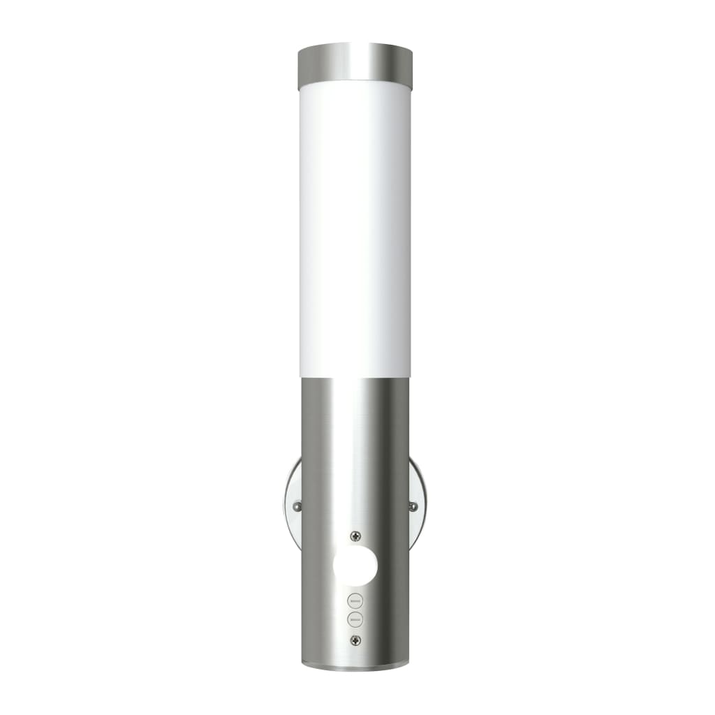 Buitenwandlamp met bewegingsdetector roestvrij staal is nu te koop bij PeponiXL, paradijselijk wonen!