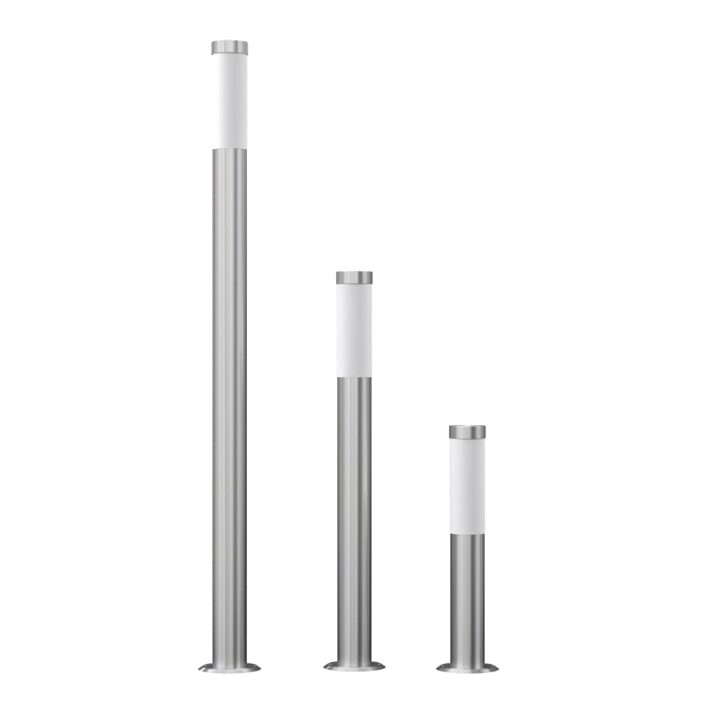 3-delige Tuinlampenset waterdicht roestvrij staal is nu te koop bij PeponiXL, paradijselijk wonen!