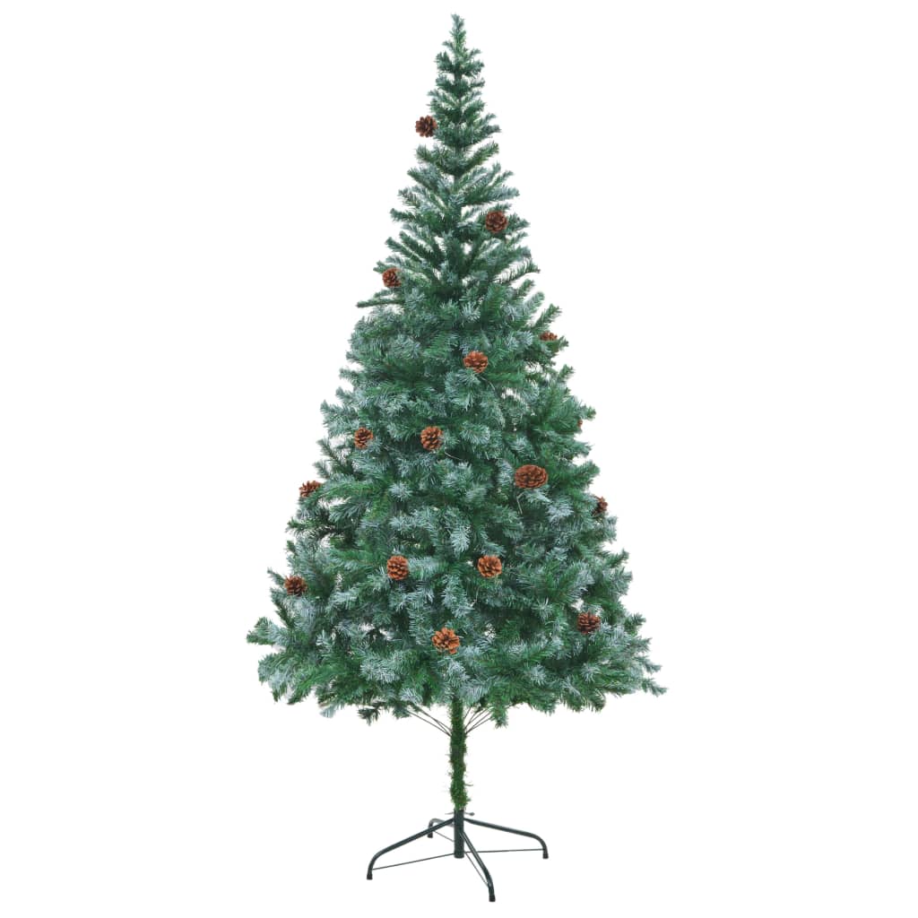 Kunstkerstboom met dennenappels 210 cm is nu te koop bij PeponiXL, paradijselijk wonen!