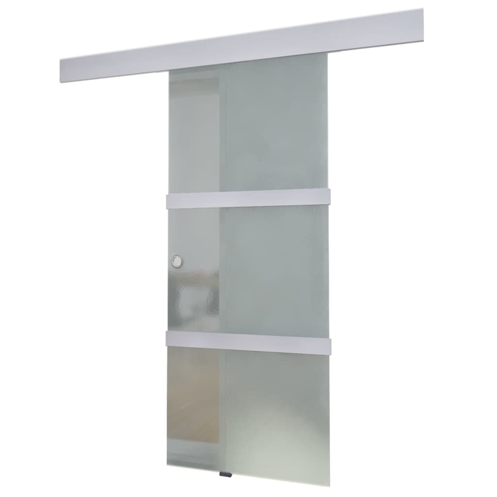 Schuifdeur 178 cm glas en aluminium zilverkleurig is nu te koop bij PeponiXL, paradijselijk wonen!