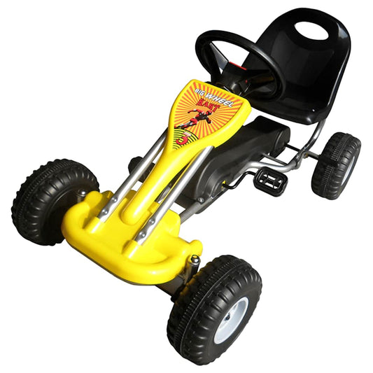 Skelter met pedalen geel is nu te koop bij PeponiXL, paradijselijk wonen!
