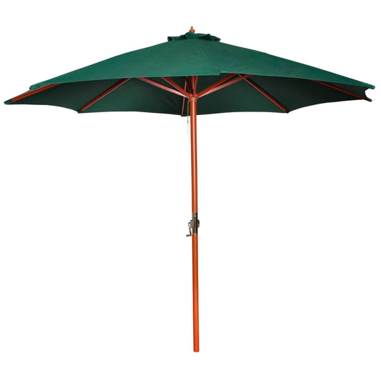 Parasol 258 cm groen is nu te koop bij PeponiXL, paradijselijk wonen!