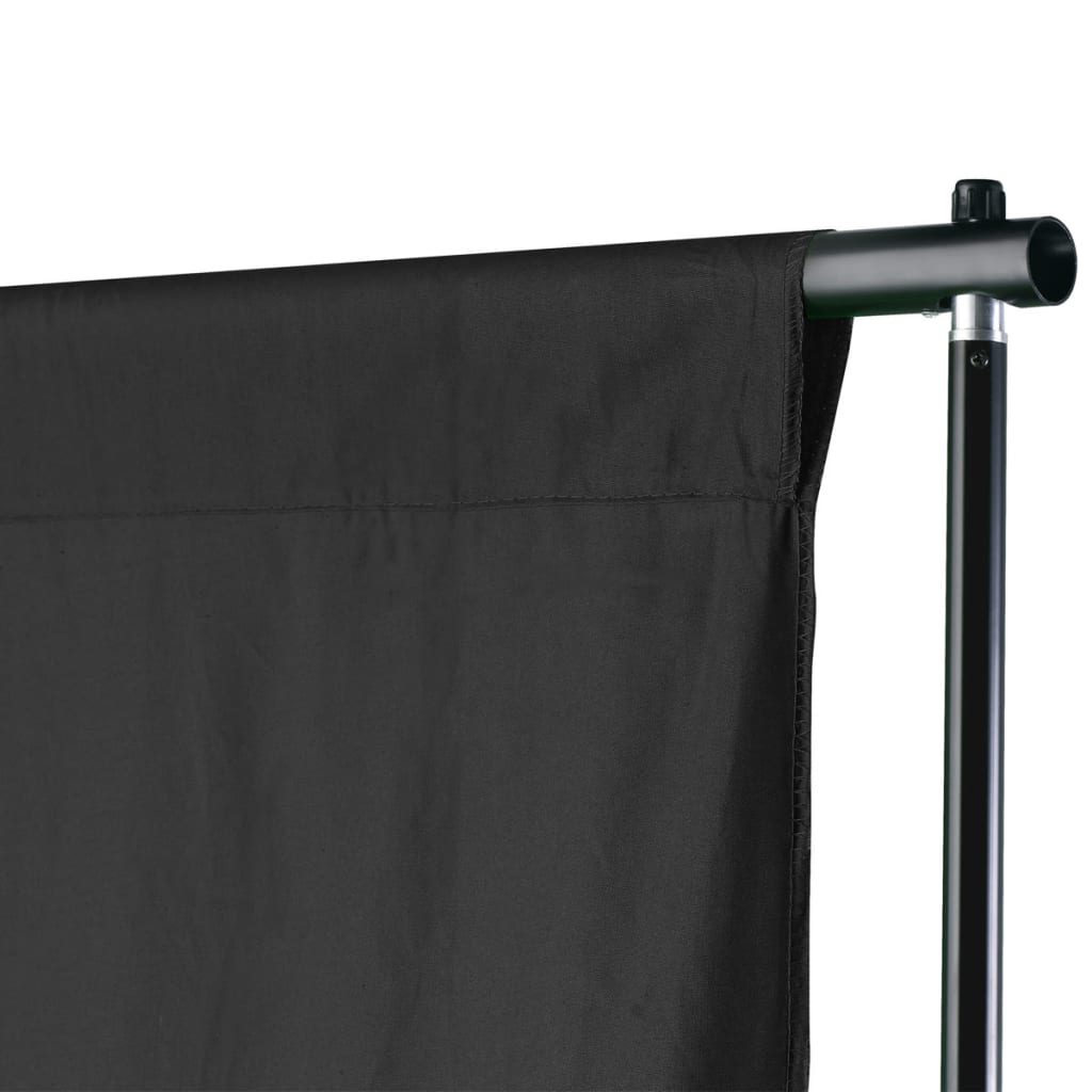 Achtergrondsysteem 500x300 cm zwart is nu te koop bij PeponiXL, paradijselijk wonen!
