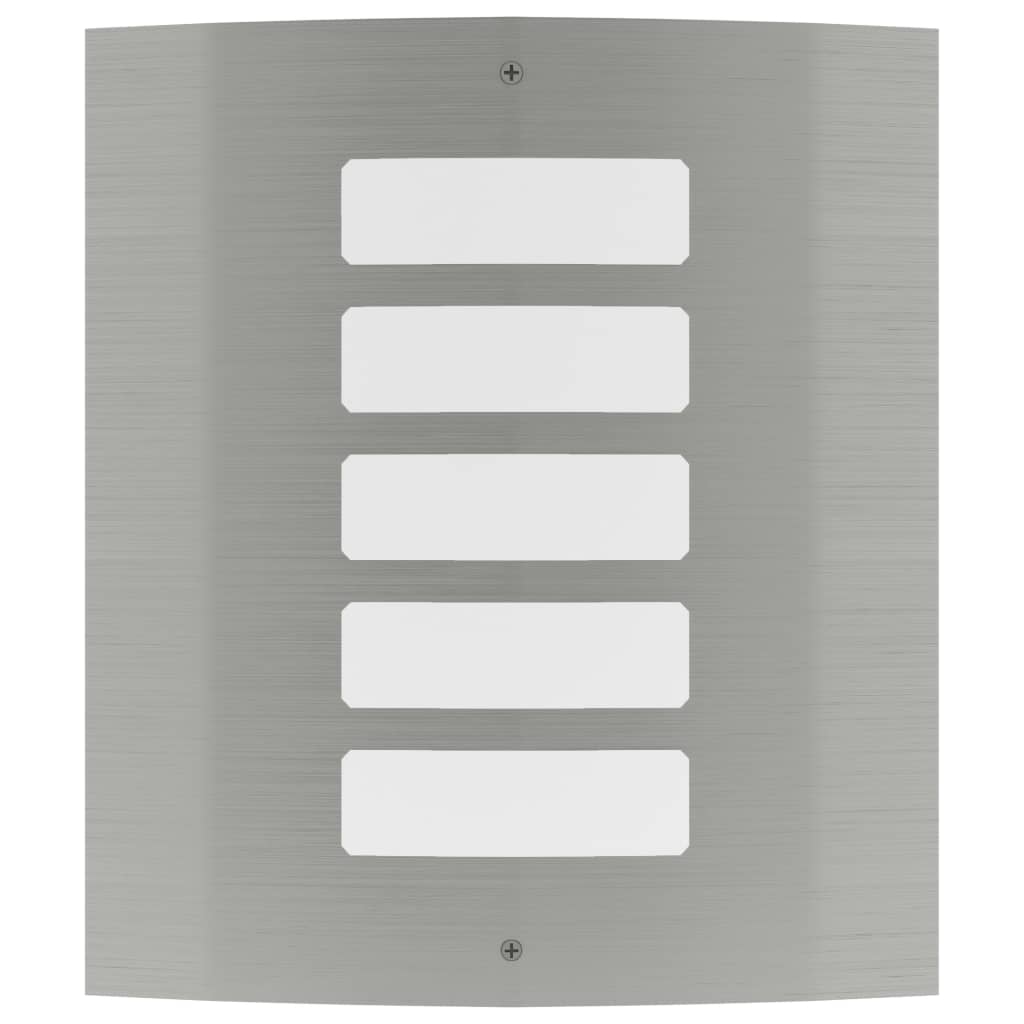 Buitenlamp RVS Falerna 2 st is nu te koop bij PeponiXL, paradijselijk wonen!