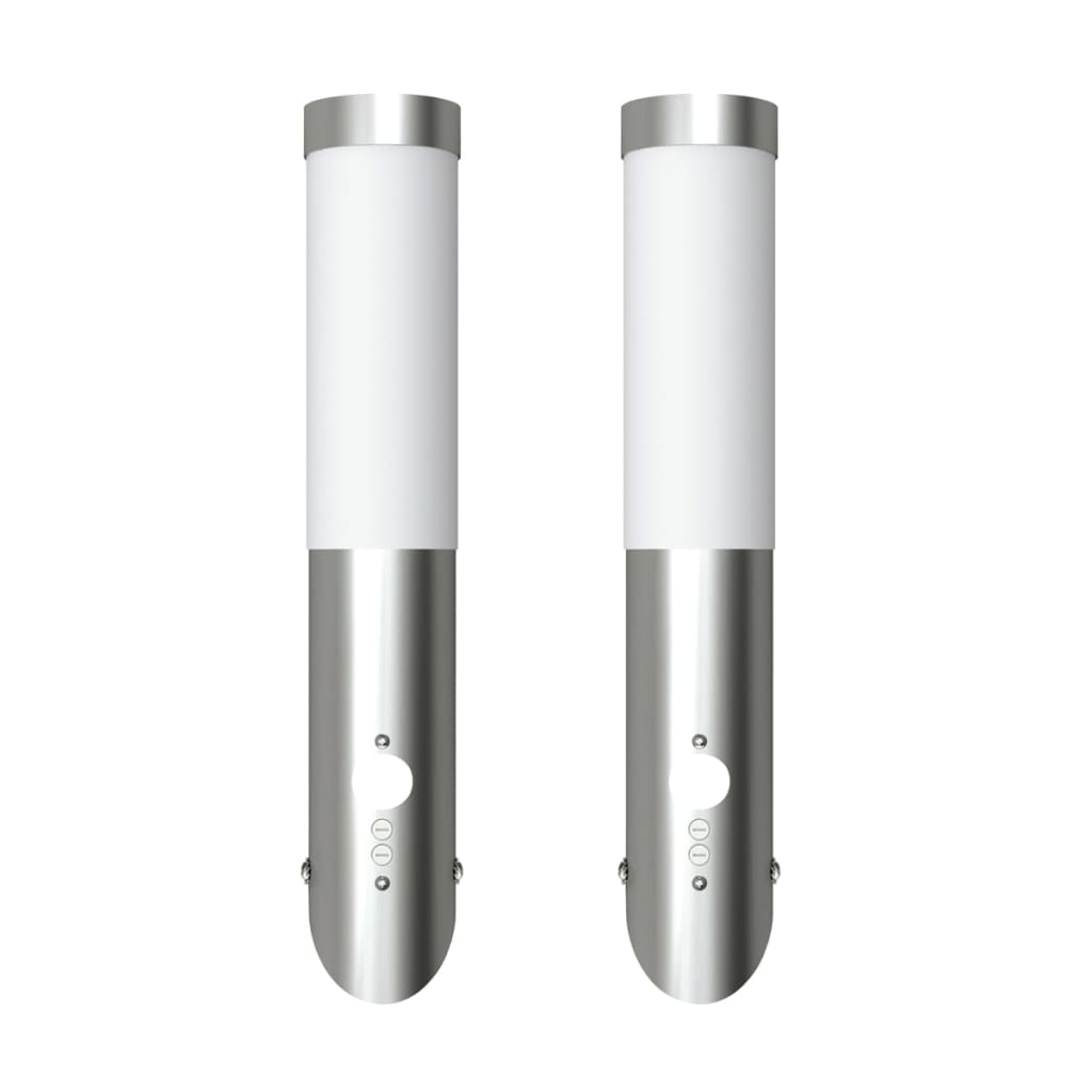 Buitenlamp RVS Enego met sensor (2 stuks) is nu te koop bij PeponiXL, paradijselijk wonen!