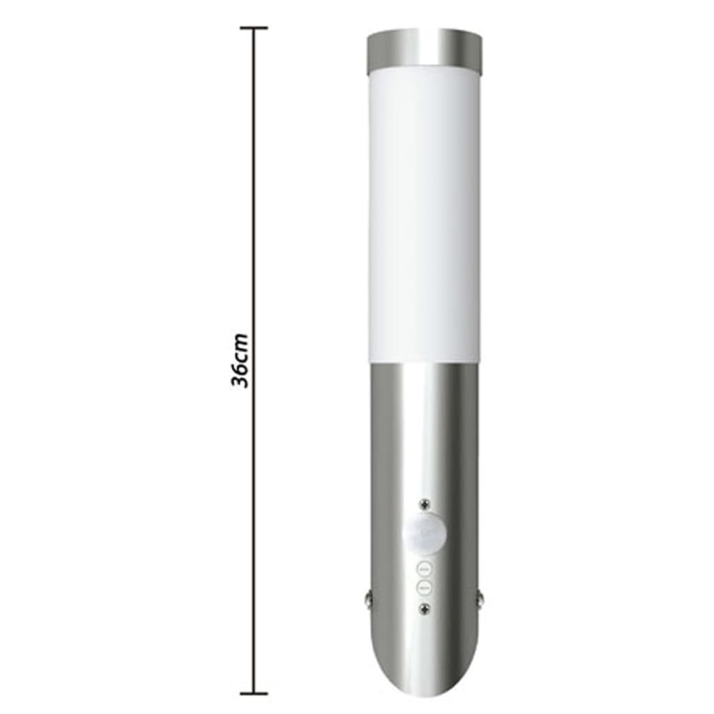 Buitenlamp RVS Enego met sensor (2 stuks) is nu te koop bij PeponiXL, paradijselijk wonen!