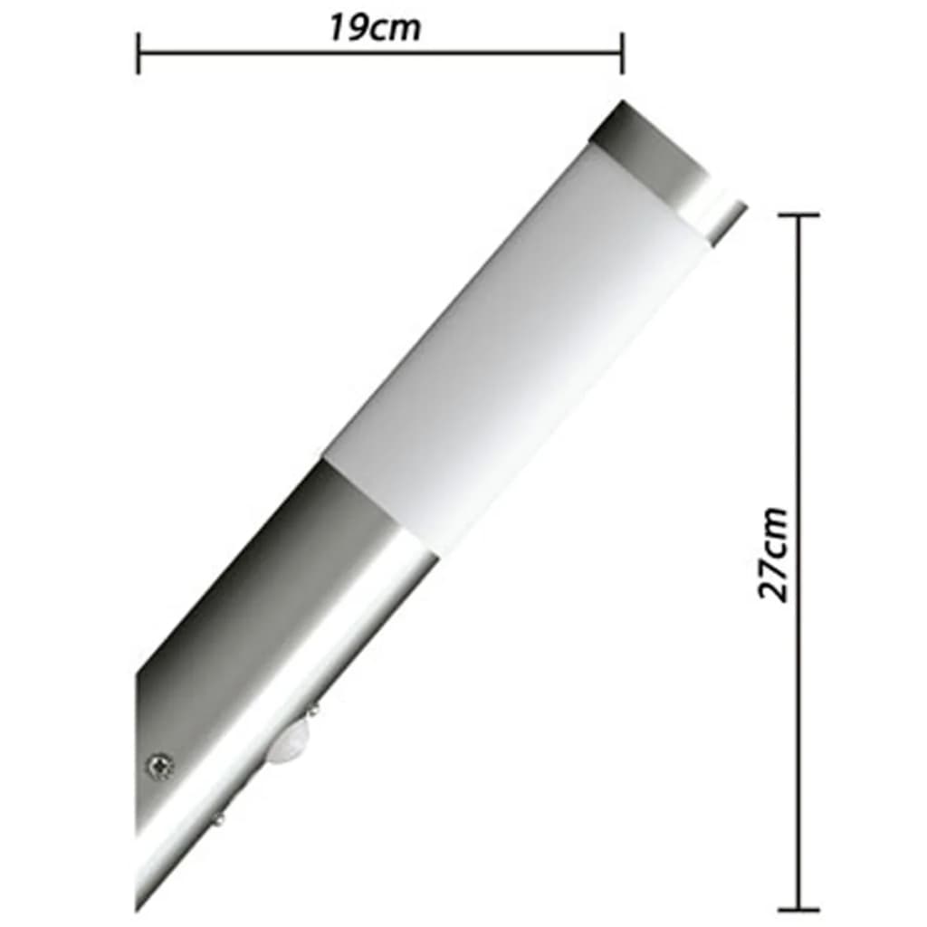 Buitenlamp RVS Enego met sensor (2 stuks) is nu te koop bij PeponiXL, paradijselijk wonen!