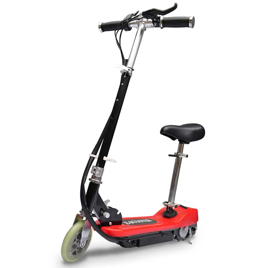 Step elektrisch met zitje 120 W rood is nu te koop bij PeponiXL, paradijselijk wonen!