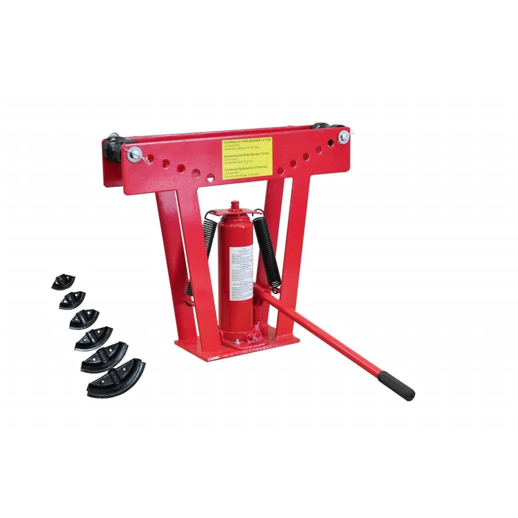 Hydraulische pijpenbuiger 12-ton met 6 mallen is nu te koop bij PeponiXL, paradijselijk wonen!