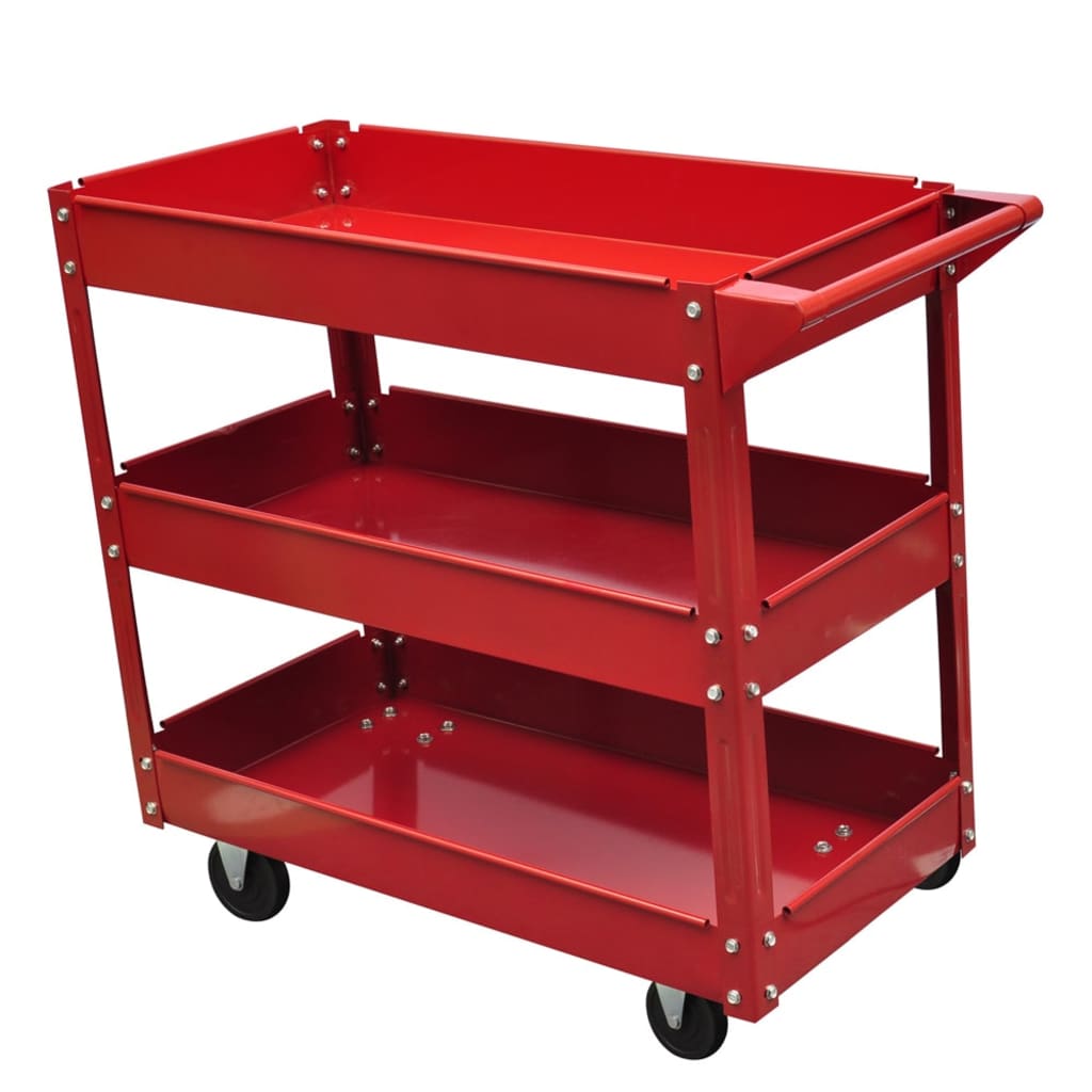 Gereedschapswagen 100 kg rood is nu te koop bij PeponiXL, paradijselijk wonen!