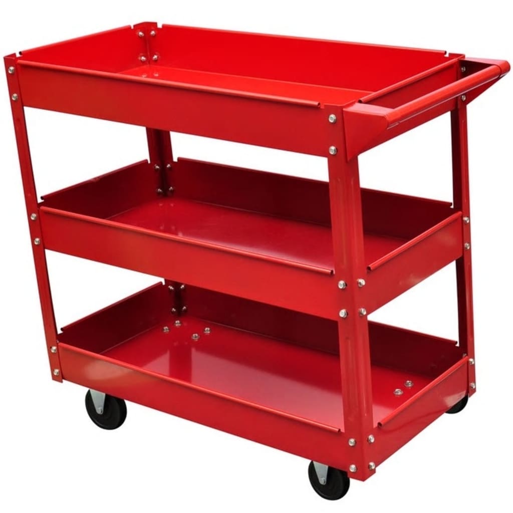 Gereedschapswagen 100 kg rood is nu te koop bij PeponiXL, paradijselijk wonen!