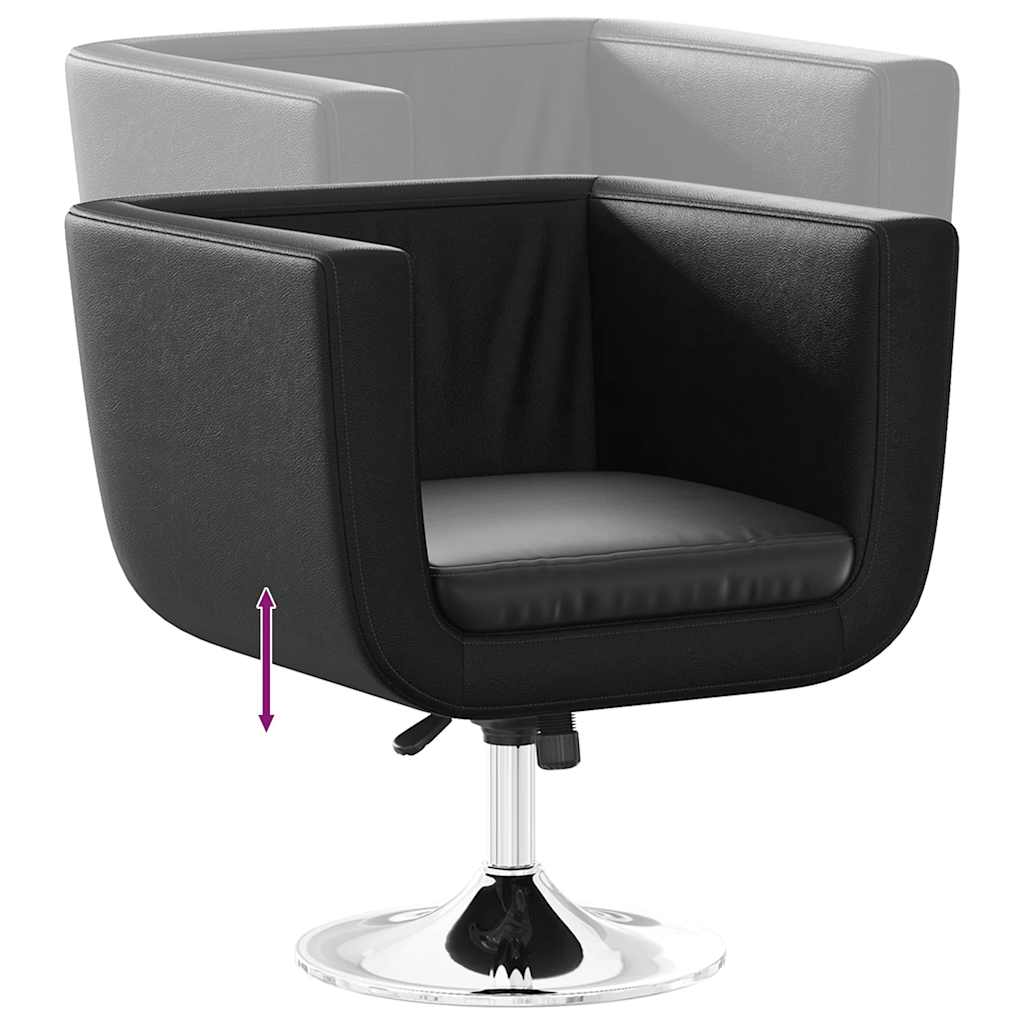 Barstoelen 2 st kunstleer zwart is nu te koop bij PeponiXL, paradijselijk wonen!