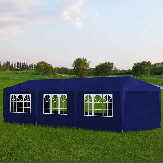 Partytent 3x9 m blauw is nu te koop bij PeponiXL, paradijselijk wonen!
