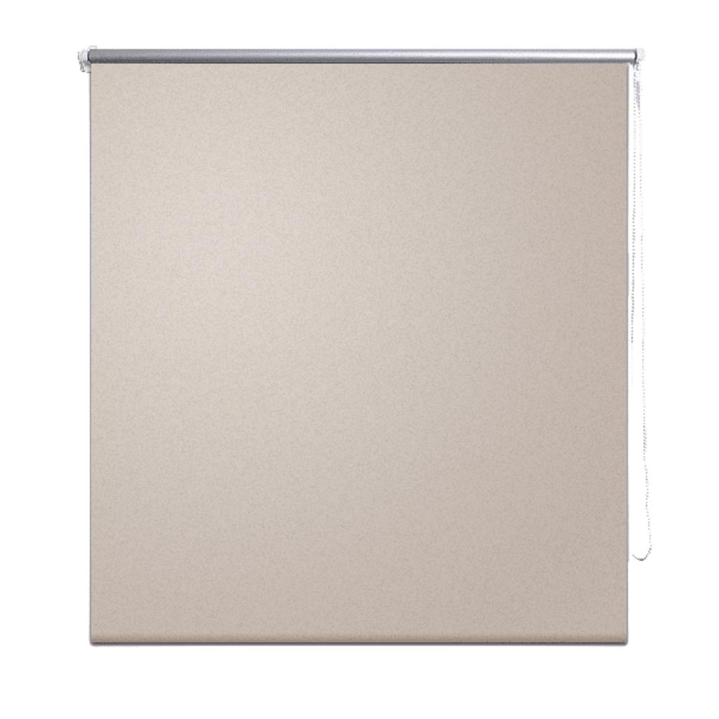 Rolgordijn verduisterend 124,4 x 175 cm stofbreedte 120 cm beige is nu te koop bij PeponiXL, paradijselijk wonen!