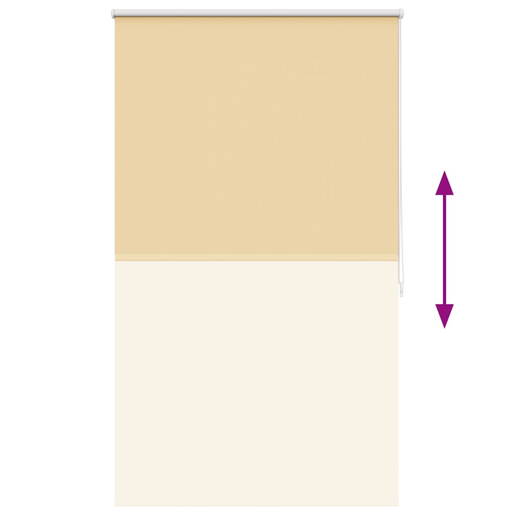 Rolgordijn verduisterend 124,4 x 175 cm stofbreedte 120 cm beige is nu te koop bij PeponiXL, paradijselijk wonen!