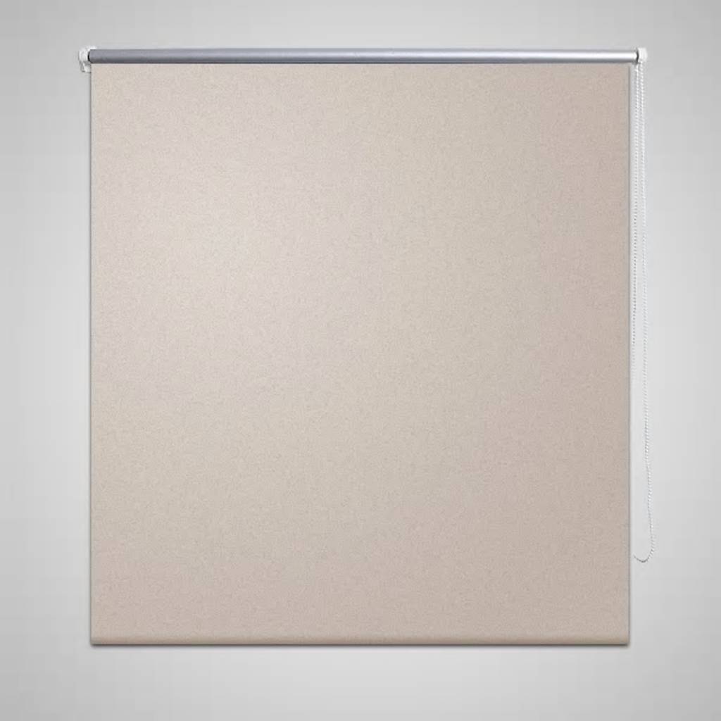 Rolgordijn verduisterend 124,4 x 175 cm stofbreedte 120 cm beige is nu te koop bij PeponiXL, paradijselijk wonen!