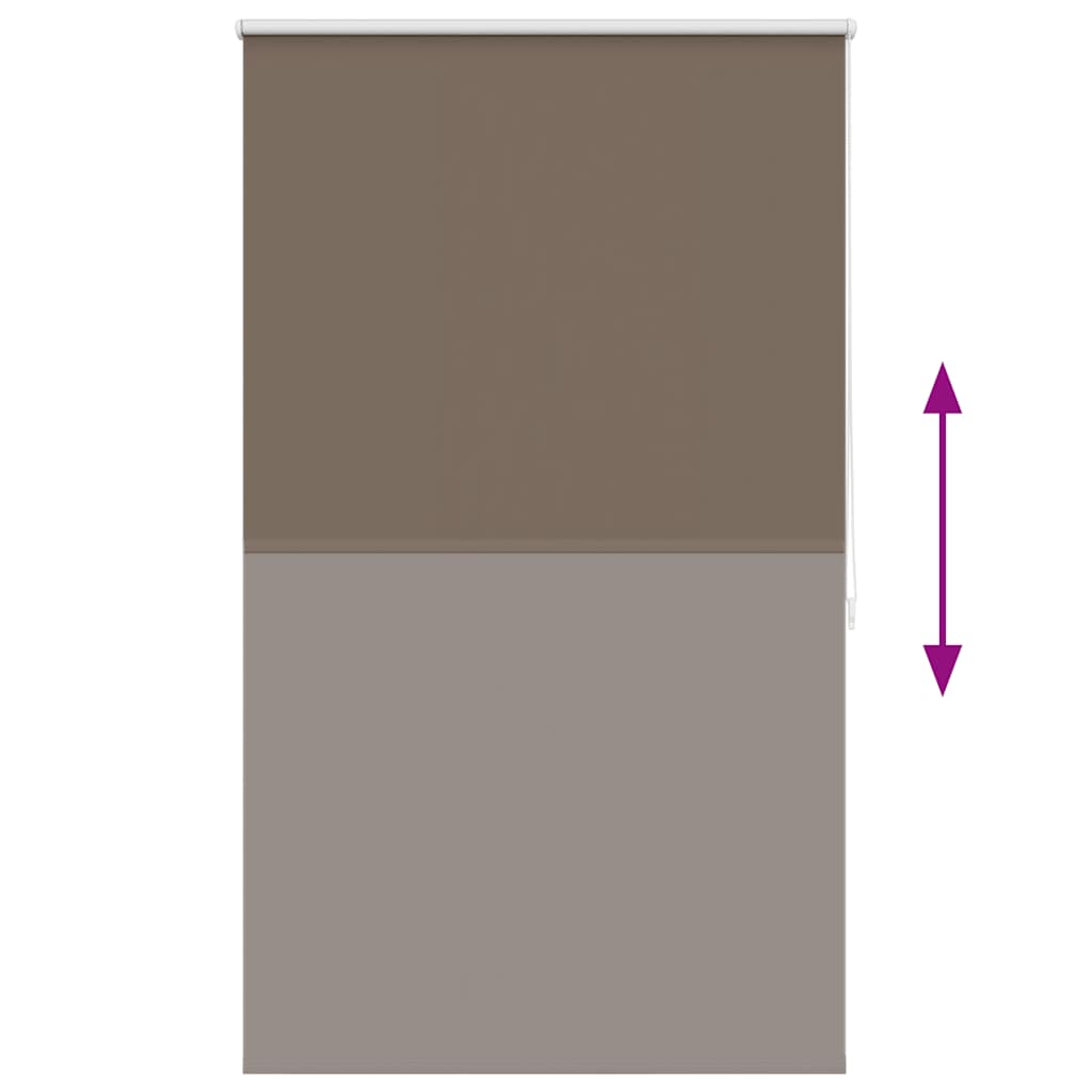 Rolgordijn verduisterend 124,4 x 175 cm stofbreedte 120 cm koffiebruin is nu te koop bij PeponiXL, paradijselijk wonen!
