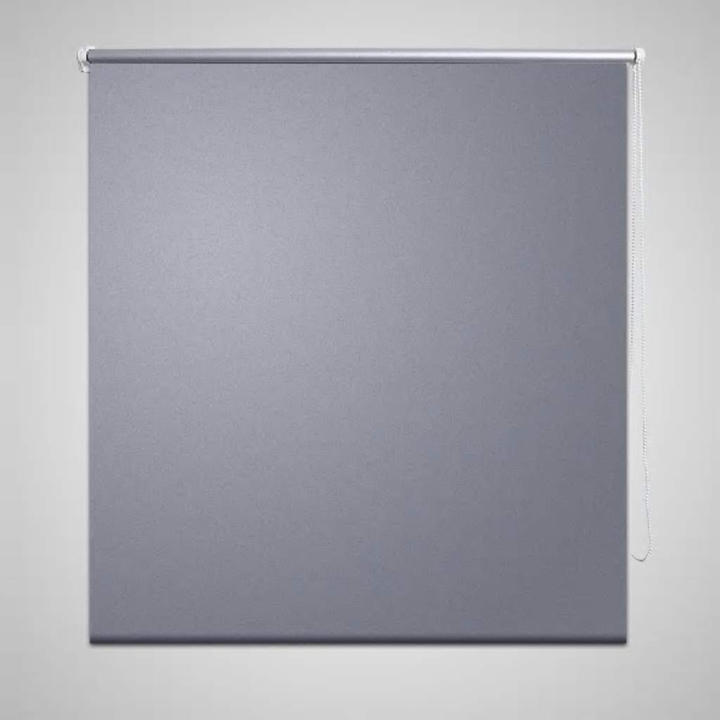 Rolgordijn verduisterend 124,4 x 175 cm stofbreedte 120 cm grijs is nu te koop bij PeponiXL, paradijselijk wonen!