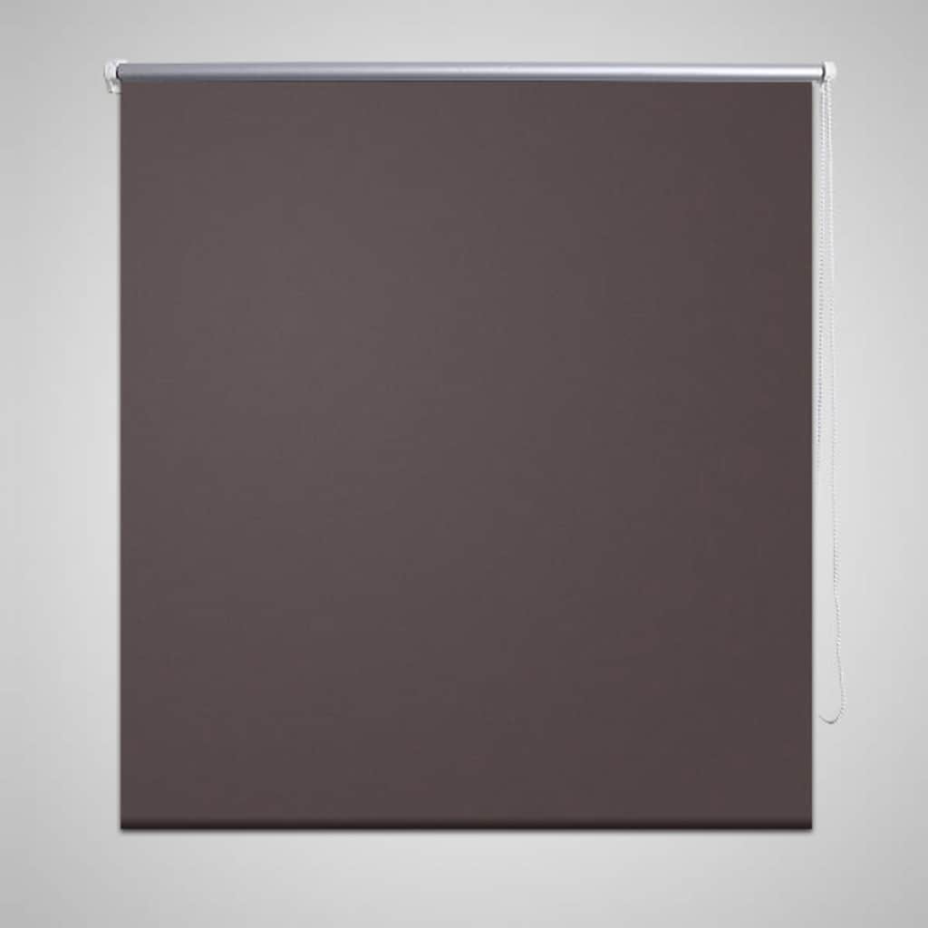 Rolgordijn verduisterend 164,4 x 175 cm stofbreedte 160 cm koffiebruin is nu te koop bij PeponiXL, paradijselijk wonen!