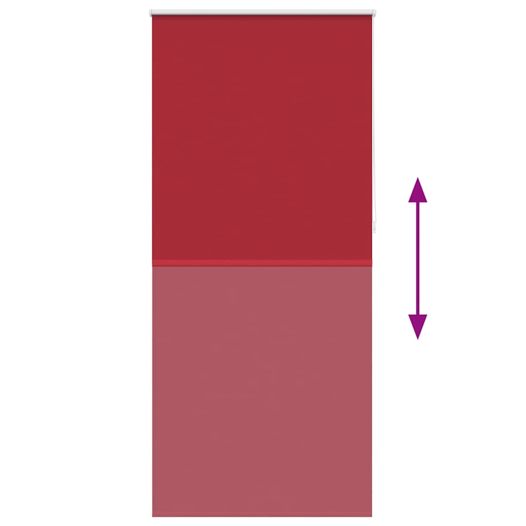 Rolgordijn verduisterend 84,4 x 230 cm stofbreedte 80 cm rood is nu te koop bij PeponiXL, paradijselijk wonen!