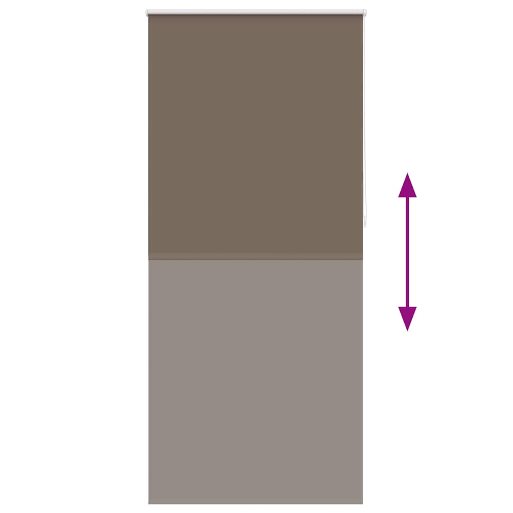 Rolgordijn verduisterend 104,4 x 230 cm stofbreedte 100 cm koffiebruin is nu te koop bij PeponiXL, paradijselijk wonen!