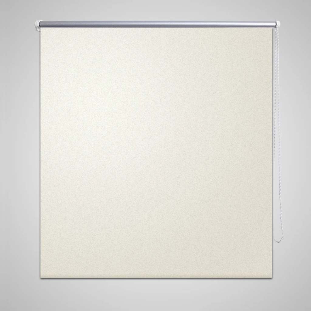 Rolgordijn verduisterend 124,4 x 230 cm stofbreedte 120 cm gebroken wit is nu te koop bij PeponiXL, paradijselijk wonen!
