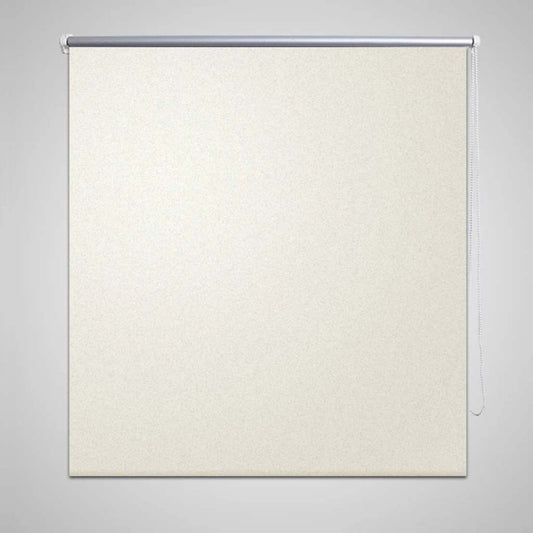 Rolgordijn verduisterend 124,4 x 230 cm stofbreedte 120 cm gebroken wit is nu te koop bij PeponiXL, paradijselijk wonen!