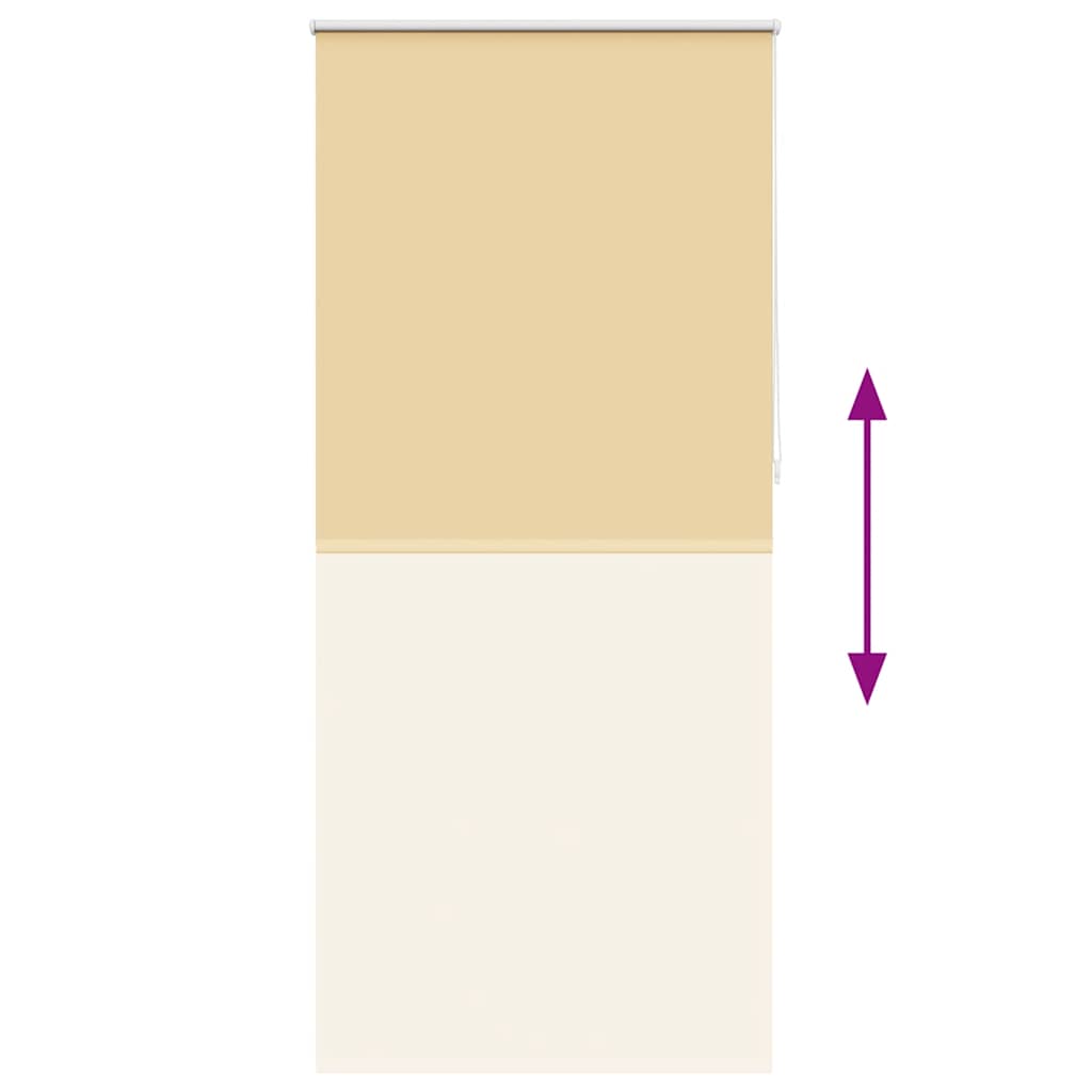 Rolgordijn verduisterend 124,4 x 230 cm stofbreedte 120 cm beige is nu te koop bij PeponiXL, paradijselijk wonen!