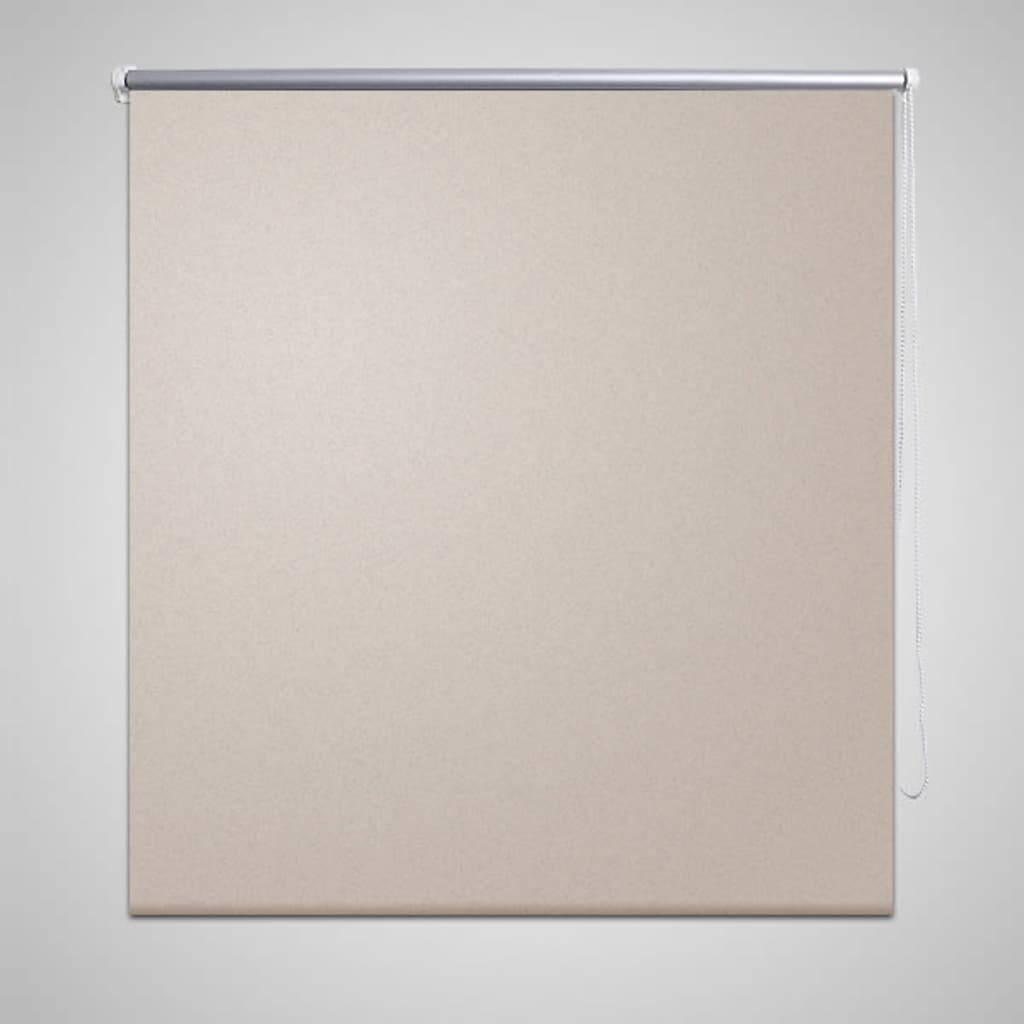 Rolgordijn verduisterend 124,4 x 230 cm stofbreedte 120 cm beige is nu te koop bij PeponiXL, paradijselijk wonen!