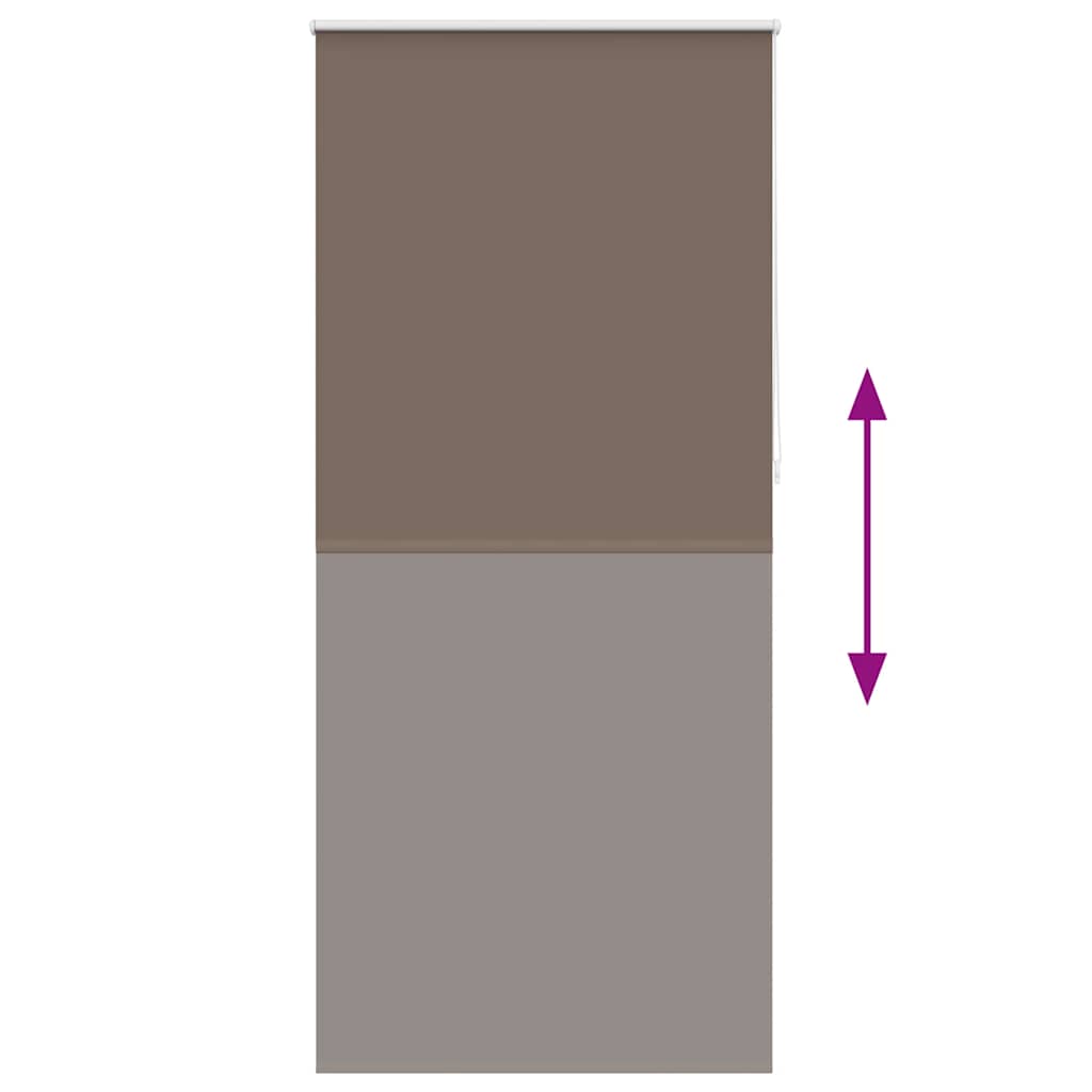 Rolgordijn verduisterend 124,4 x 230 cm stofbreedte 120 cm koffiebruin is nu te koop bij PeponiXL, paradijselijk wonen!