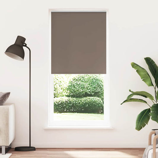 Rolgordijn verduisterend 124,4 x 230 cm stofbreedte 120 cm koffiebruin is nu te koop bij PeponiXL, paradijselijk wonen!
