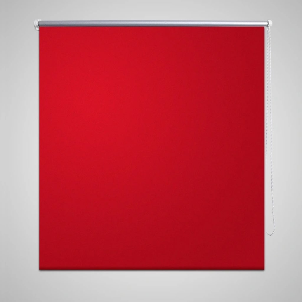 Rolgordijn verduisterend 124,4 x 230 cm stofbreedte 120 cm rood is nu te koop bij PeponiXL, paradijselijk wonen!