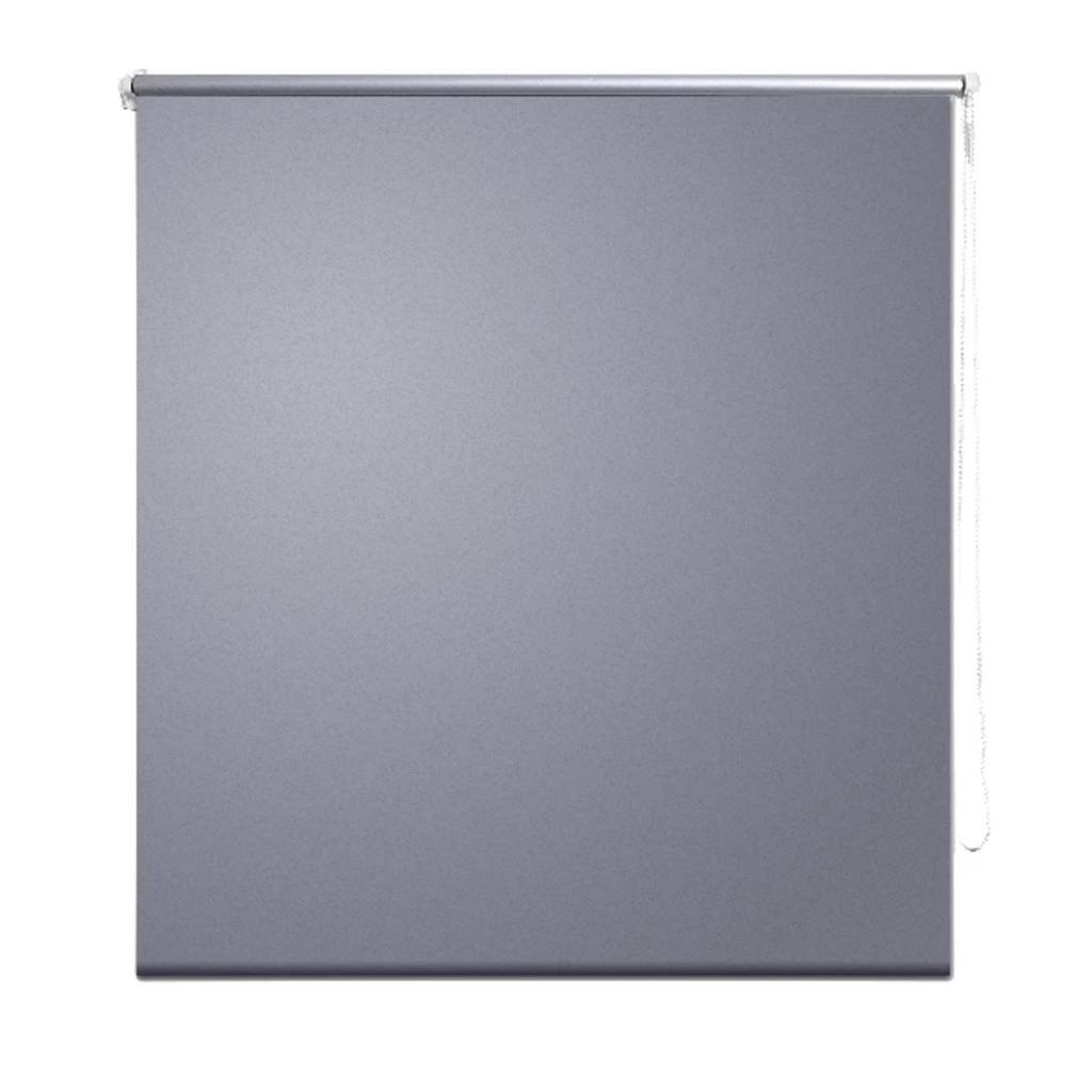 Rolgordijn verduisterend 124,4 x 230 cm stofbreedte 120 cm grijs is nu te koop bij PeponiXL, paradijselijk wonen!
