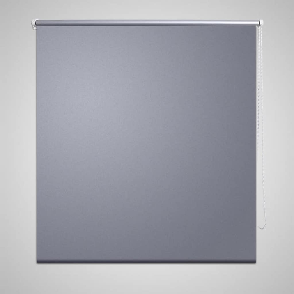 Rolgordijn verduisterend 124,4 x 230 cm stofbreedte 120 cm grijs is nu te koop bij PeponiXL, paradijselijk wonen!