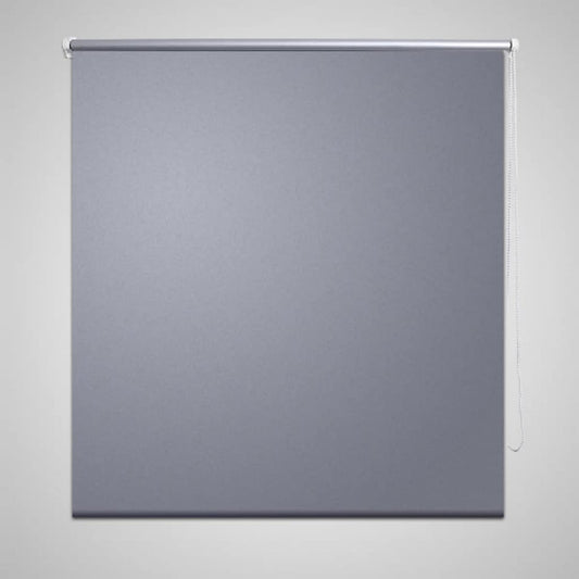 Rolgordijn verduisterend 124,4 x 230 cm stofbreedte 120 cm grijs is nu te koop bij PeponiXL, paradijselijk wonen!